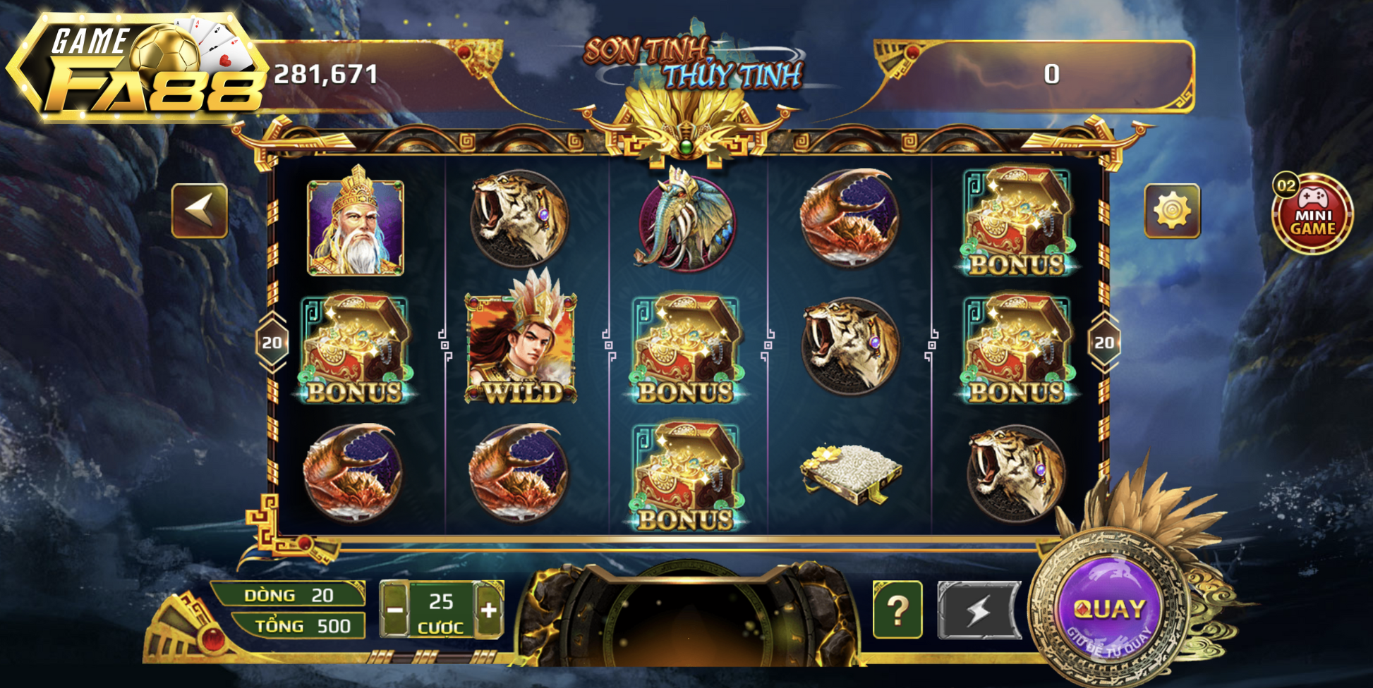 Tìm hiểu luật chơi Sơn Tinh Thủy Tinh