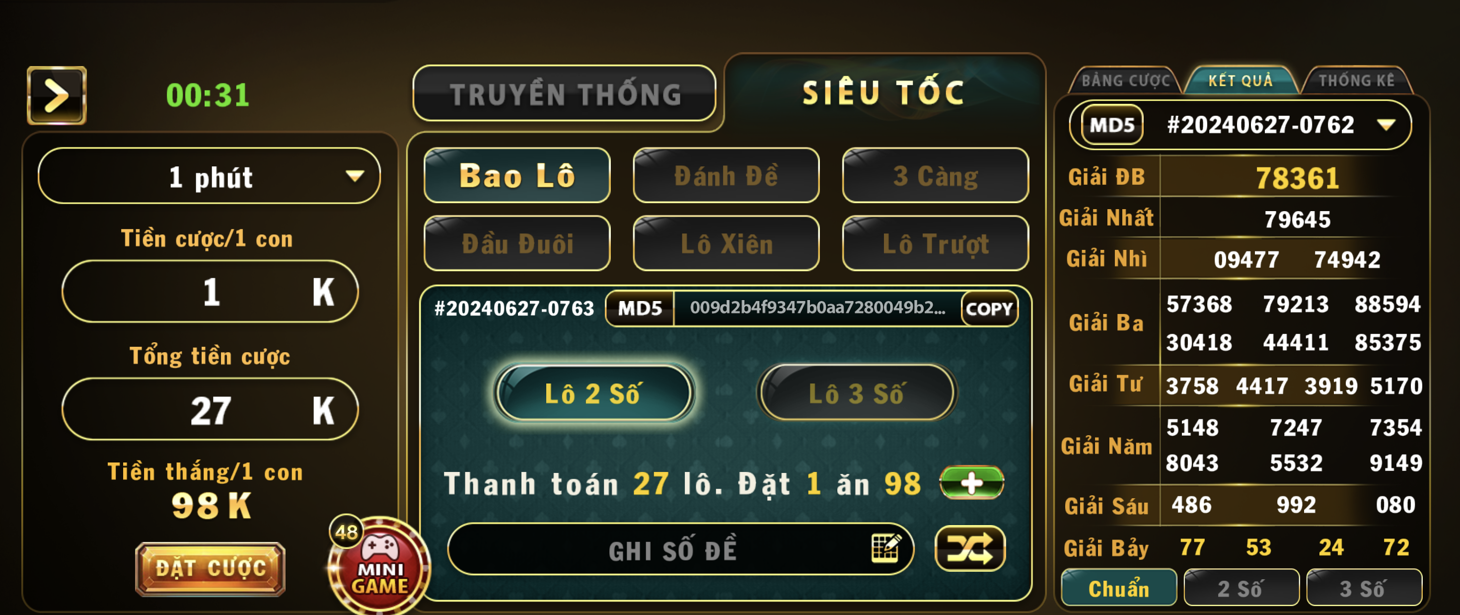 Ưu điểm nổi bật của sảnh Lô Đề 1 Ăn 900 tại FA88